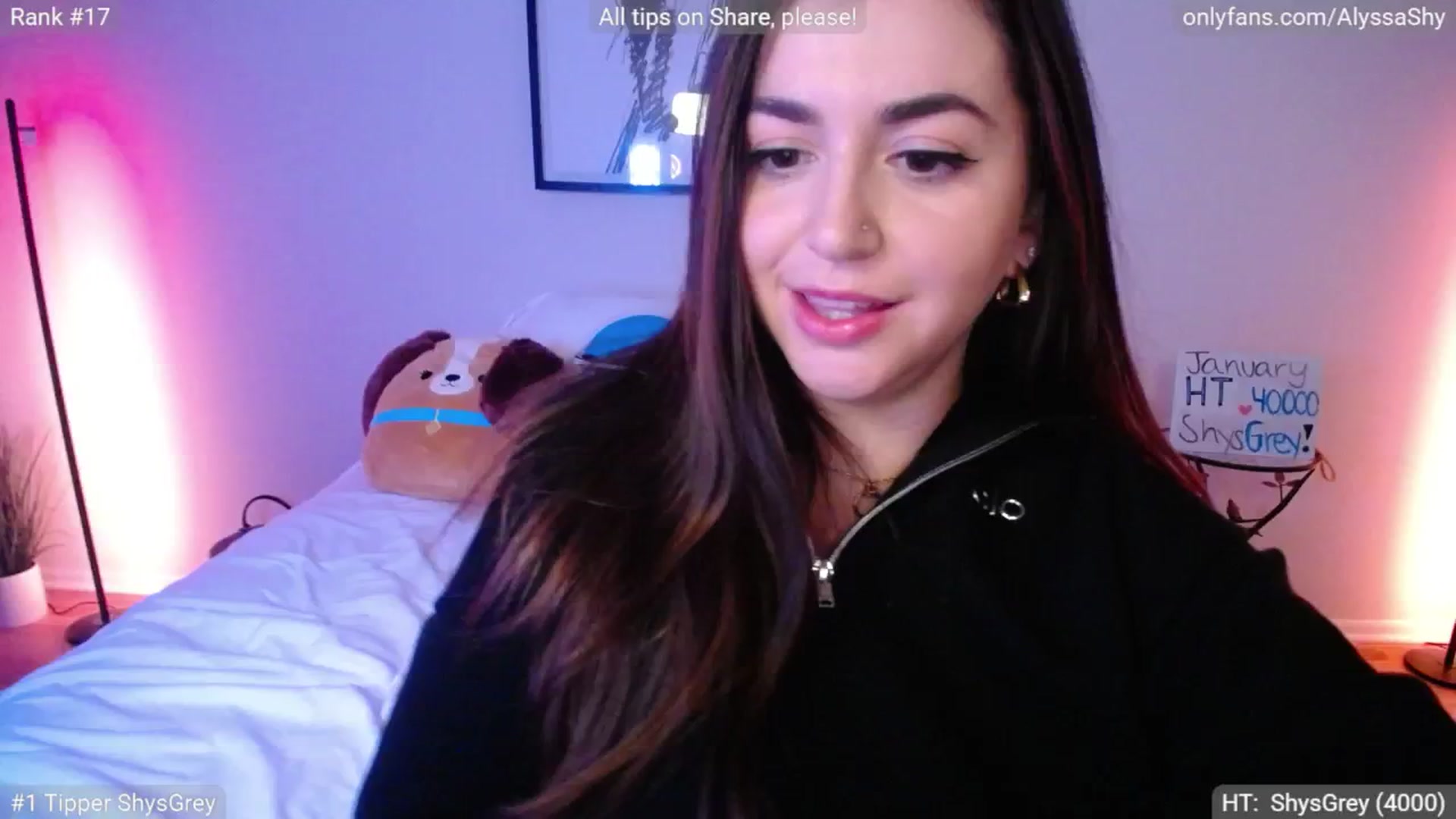 Gallery image thumbnail from AlyssaShy's myfreecams stream on, 01/26/2025, 01:37 image 17 of 20