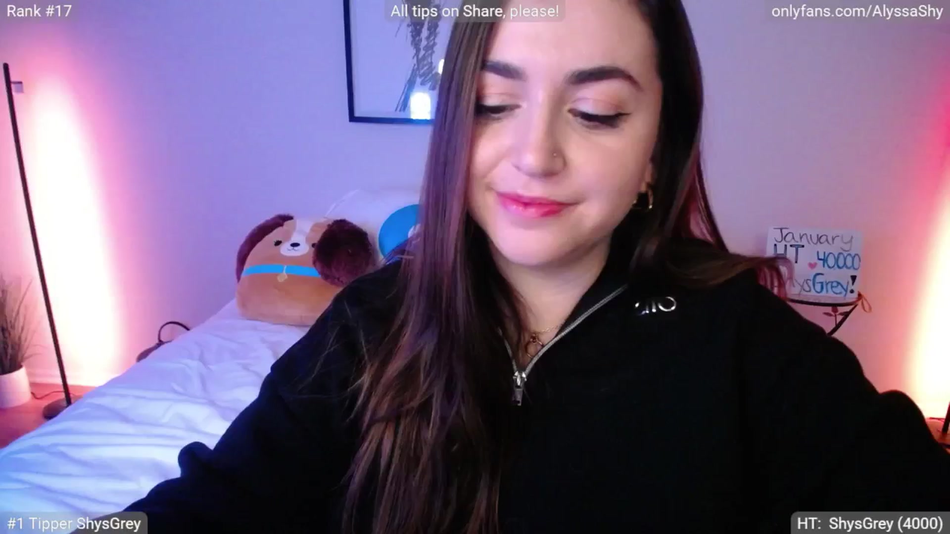 Gallery image thumbnail from AlyssaShy's myfreecams stream on, 01/26/2025, 01:37 image 19 of 20