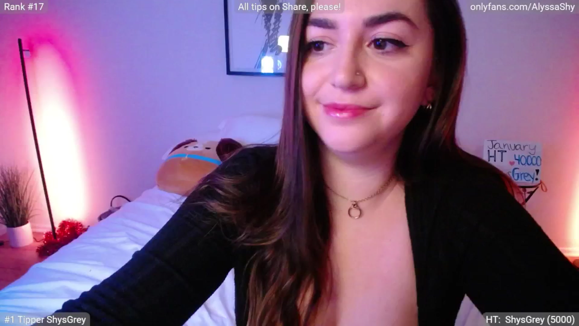 Gallery image thumbnail from AlyssaShy's myfreecams stream on, 01/29/2025, 23:30 image 15 of 20