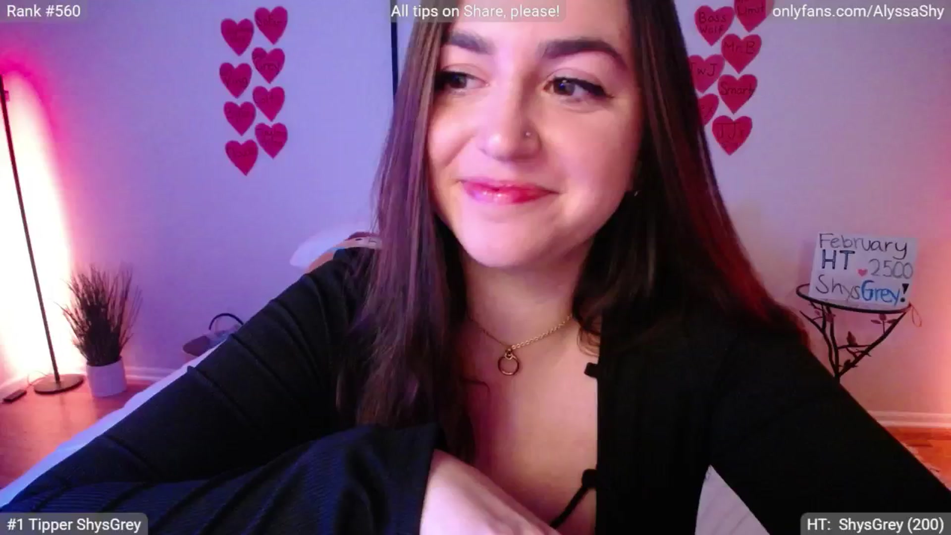 Gallery image thumbnail from AlyssaShy's myfreecams stream on, 02/07/2025, 23:16 image 9 of 20