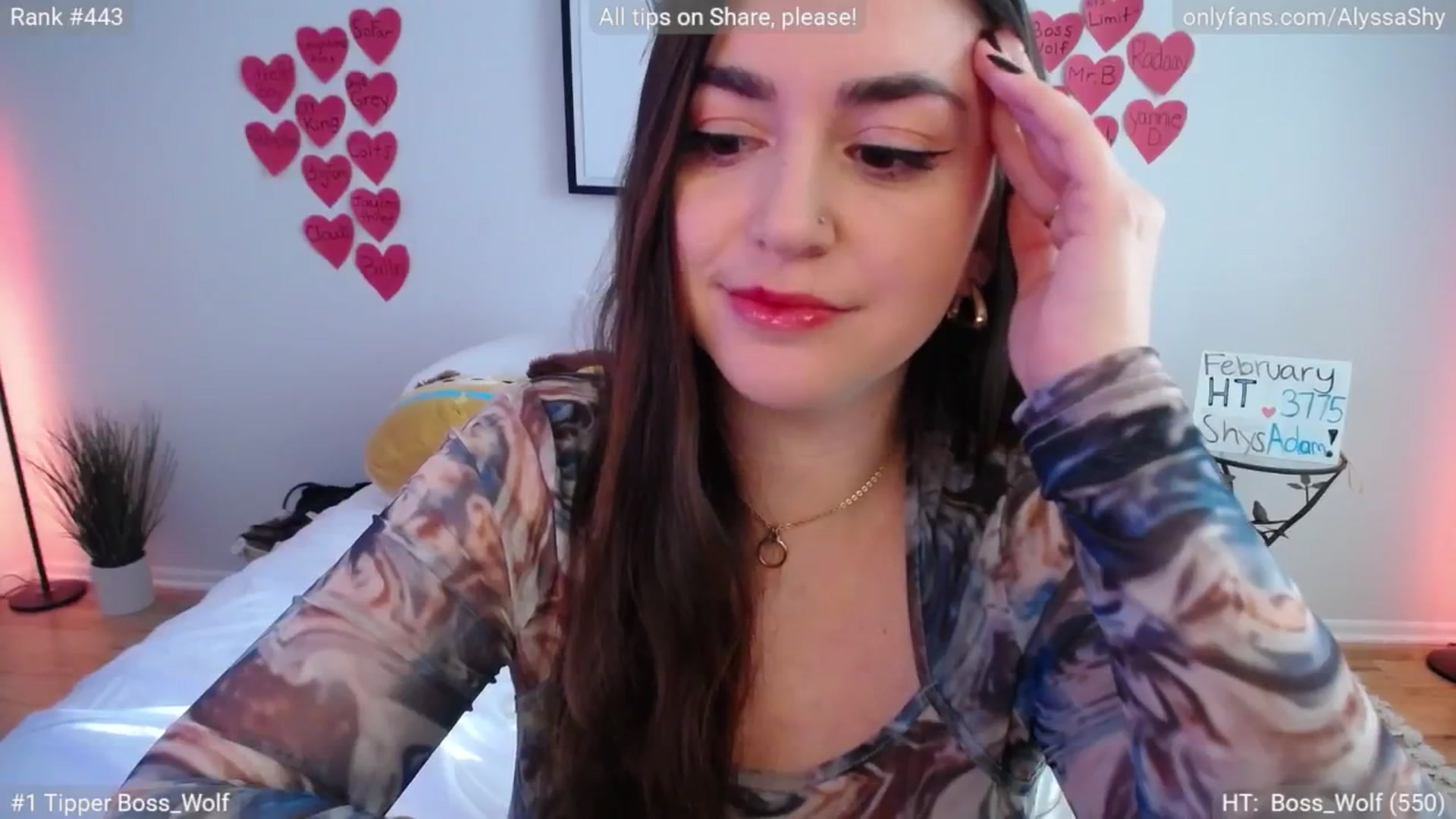 Gallery image thumbnail from AlyssaShy's myfreecams stream on, 02/21/2025, 21:14 image 20 of 20