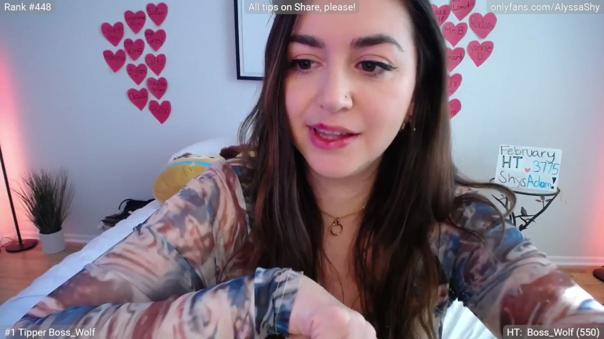 Gallery image thumbnail from AlyssaShy's myfreecams stream on, 02/21/2025, 21:14 image 4 of 20