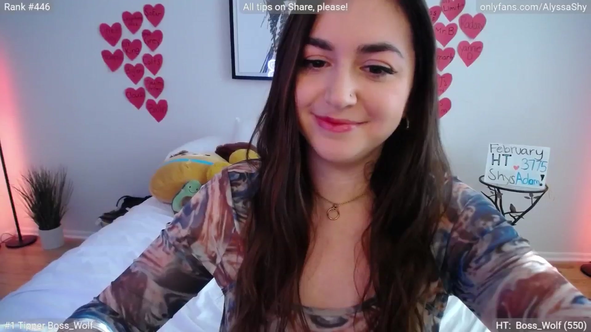Gallery image thumbnail from AlyssaShy's myfreecams stream on, 02/21/2025, 21:14 image 8 of 20