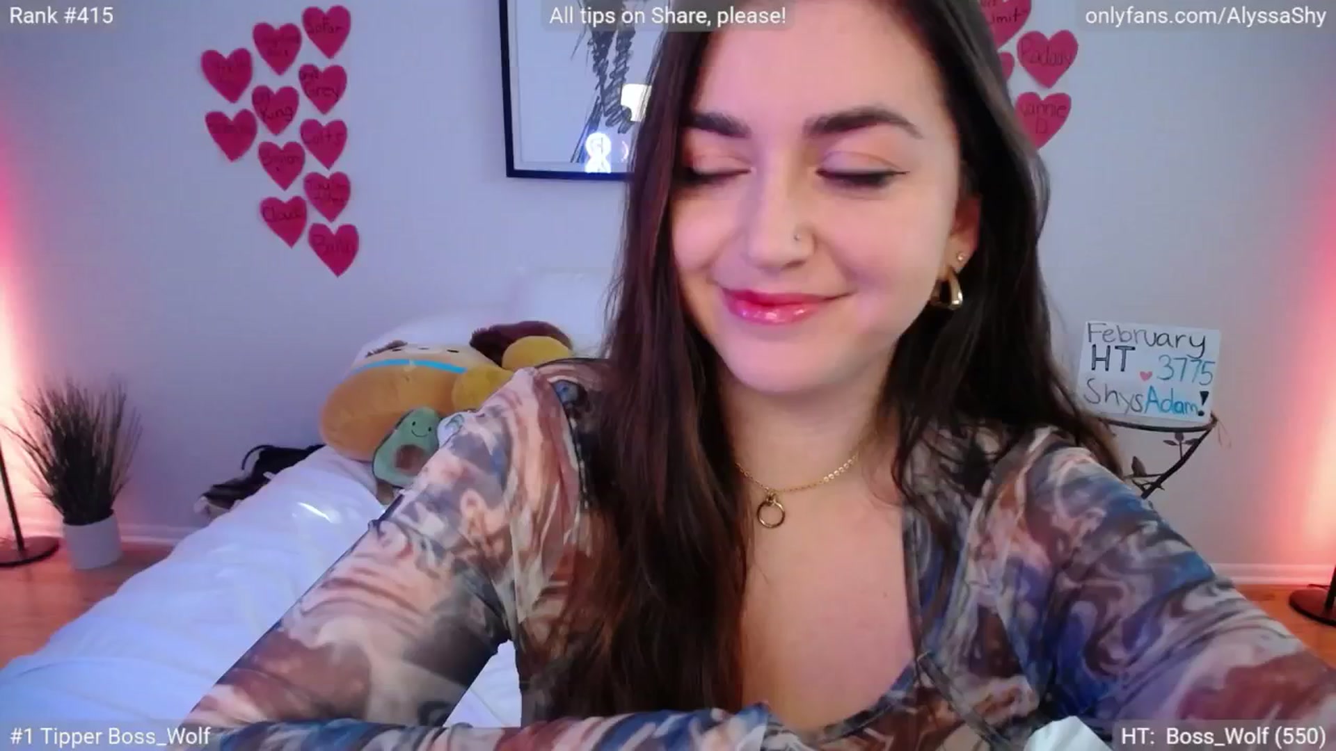 Gallery image thumbnail from AlyssaShy's myfreecams stream on, 02/21/2025, 22:27 image 1 of 20