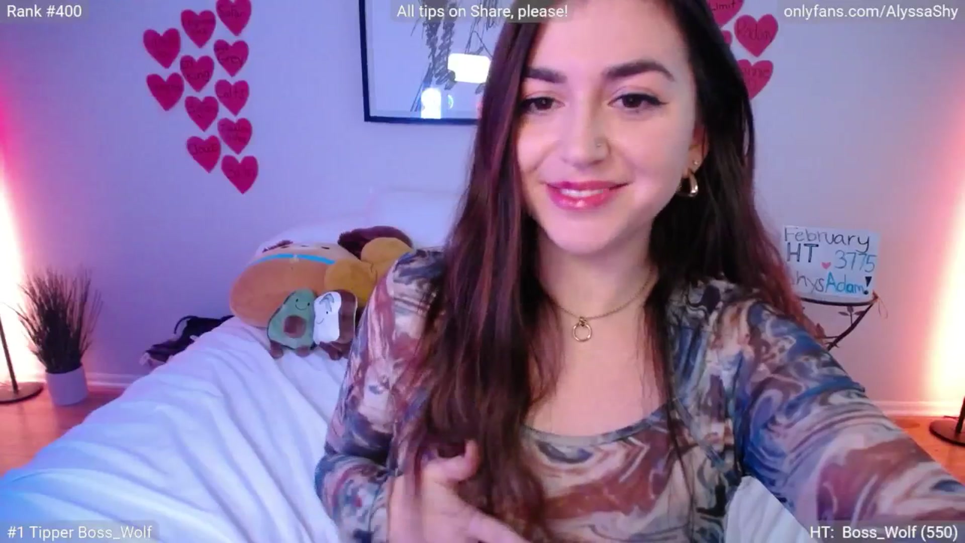Gallery image thumbnail from AlyssaShy's myfreecams stream on, 02/21/2025, 22:27 image 8 of 20