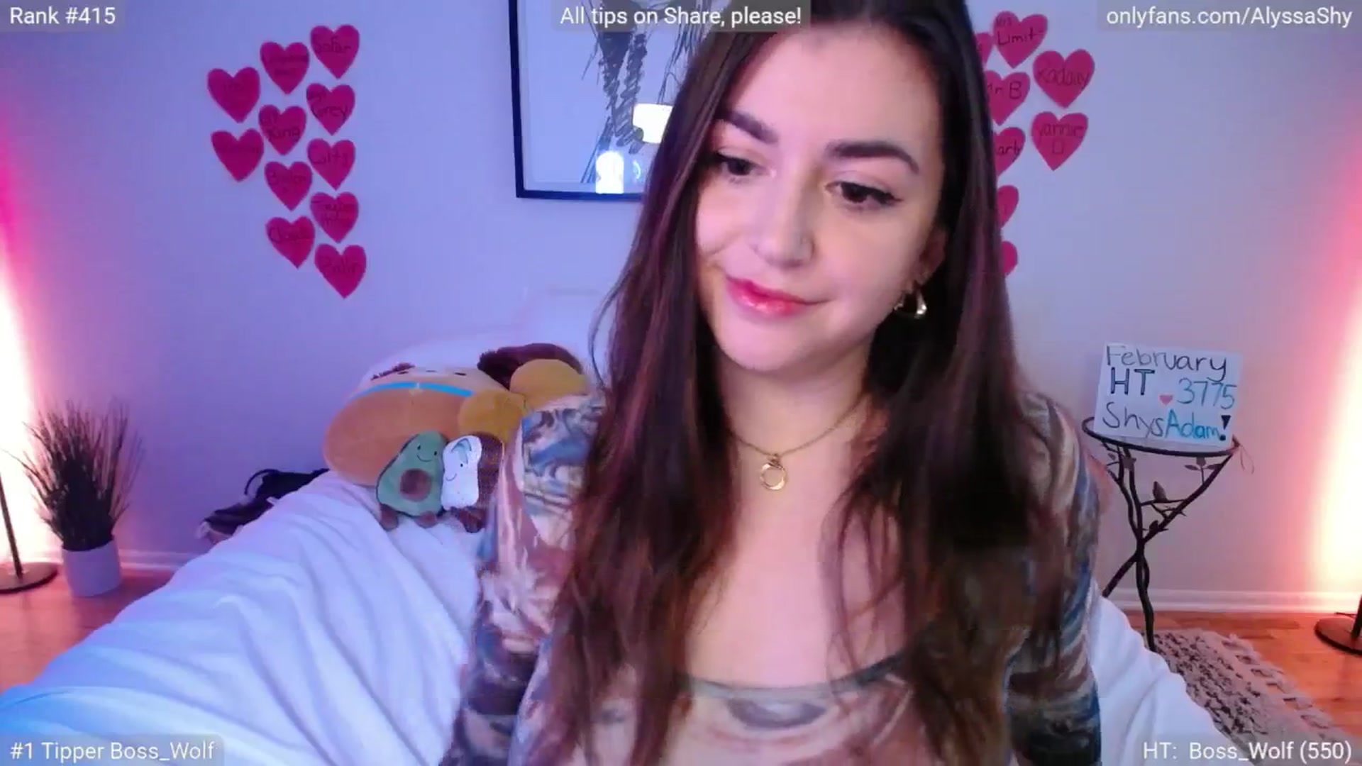 Gallery image thumbnail from AlyssaShy's myfreecams stream on, 02/21/2025, 22:27 image 6 of 20