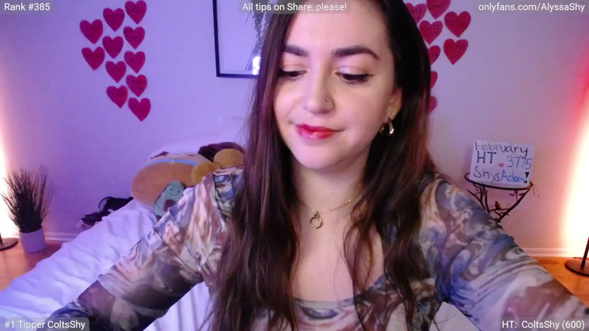 Gallery image thumbnail from AlyssaShy's myfreecams stream on, 02/22/2025, 24:00 image 20 of 20