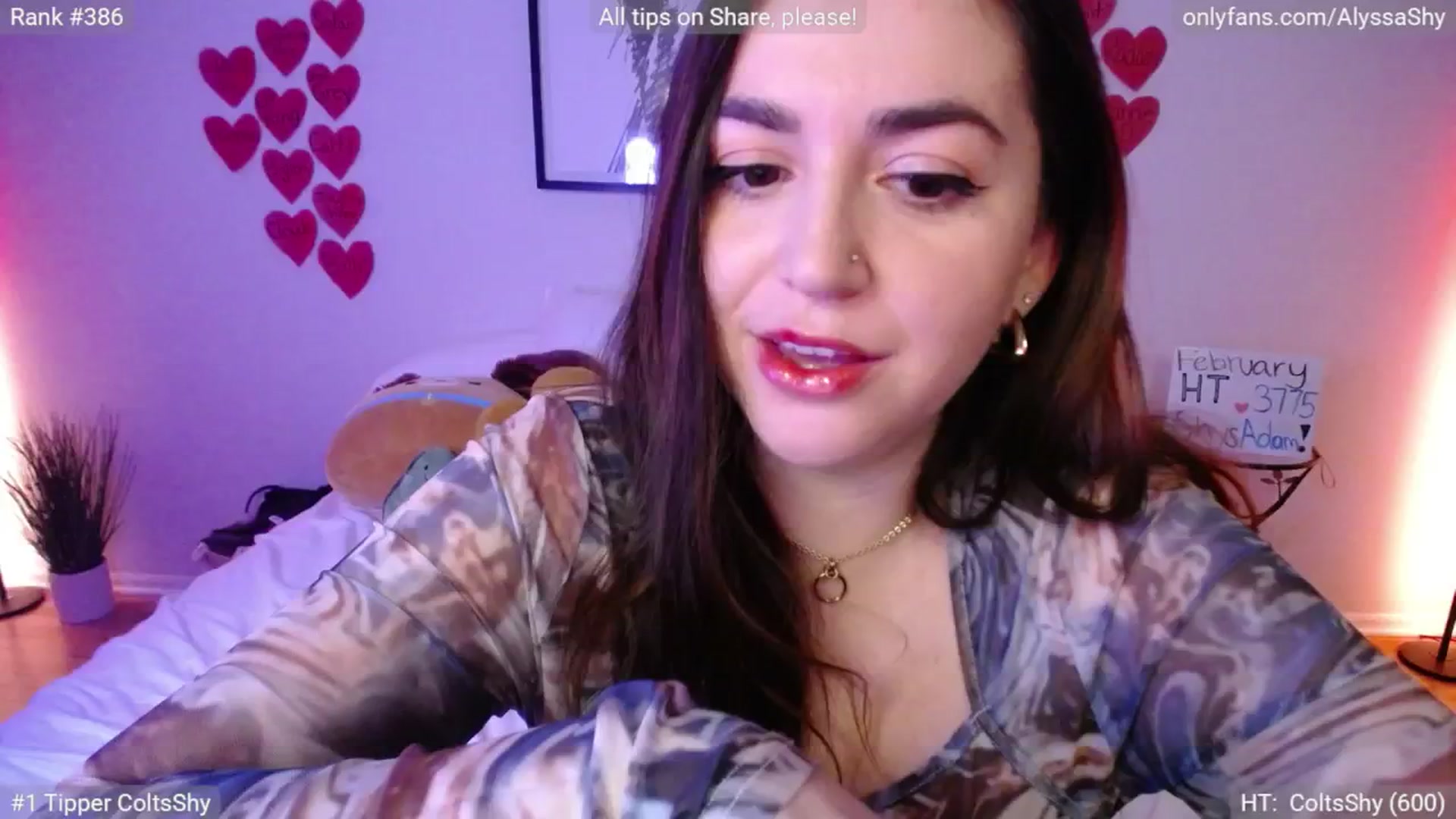 Gallery image thumbnail from AlyssaShy's myfreecams stream on, 02/22/2025, 24:00 image 14 of 20