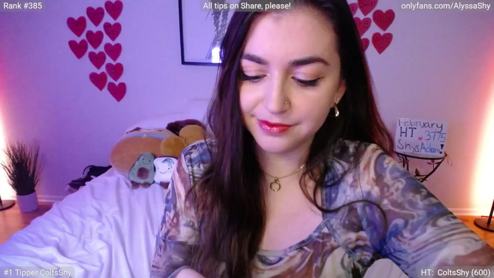 Gallery image thumbnail from AlyssaShy's myfreecams stream on, 02/22/2025, 24:00 image 17 of 20
