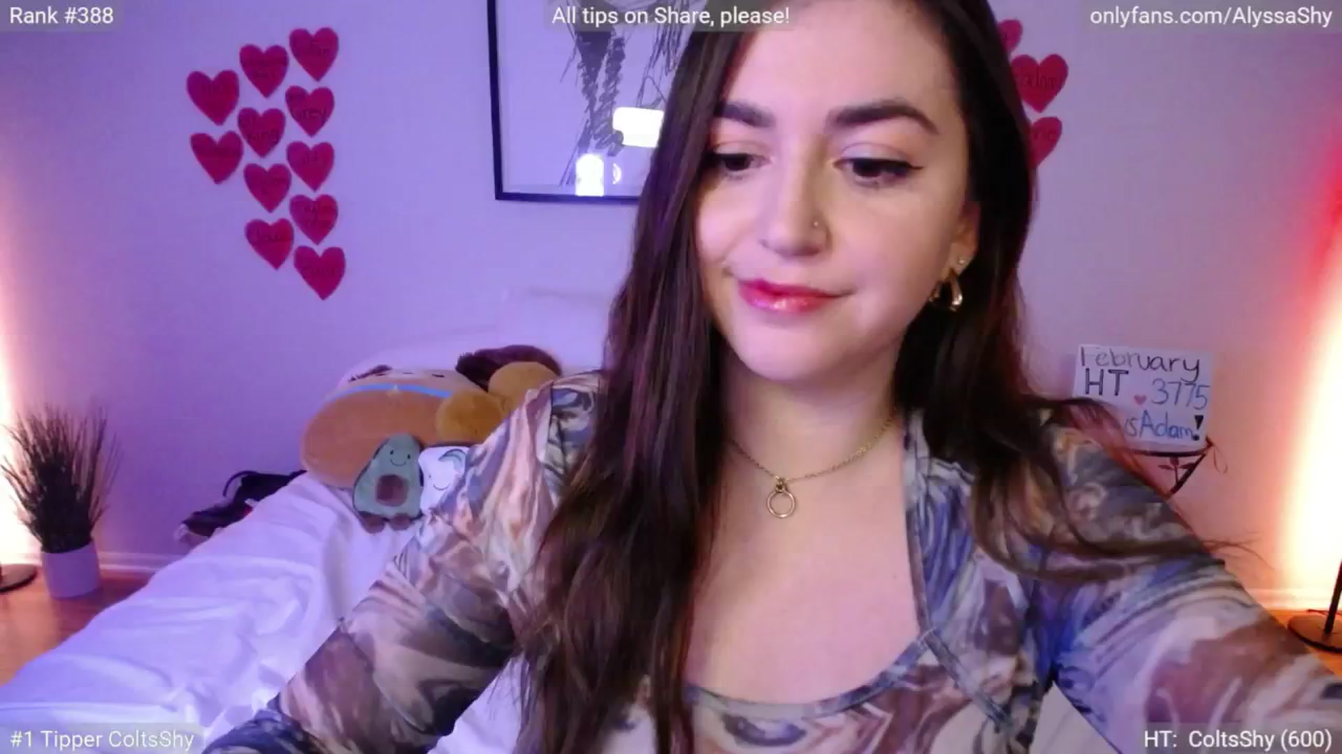 Gallery image thumbnail from AlyssaShy's myfreecams stream on, 02/22/2025, 24:00 image 7 of 20