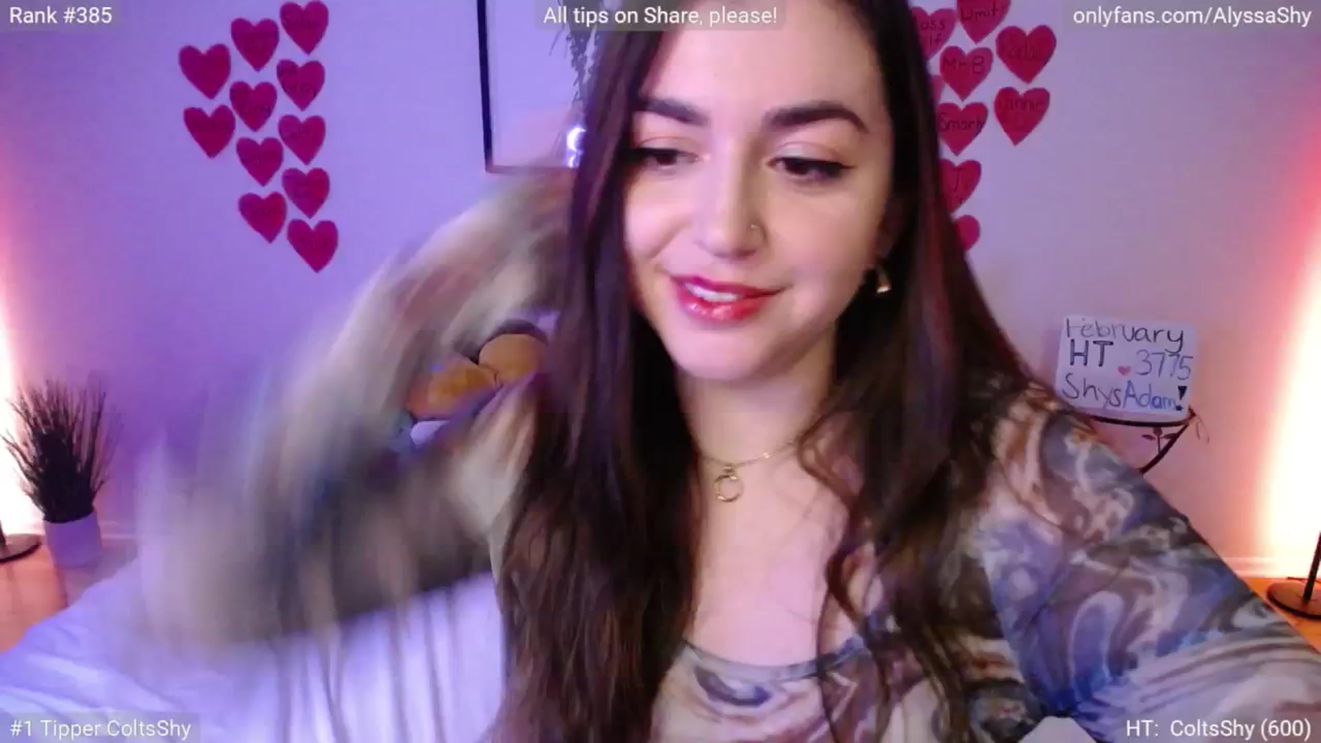 Gallery image thumbnail from AlyssaShy's myfreecams stream on, 02/22/2025, 24:00 image 18 of 20