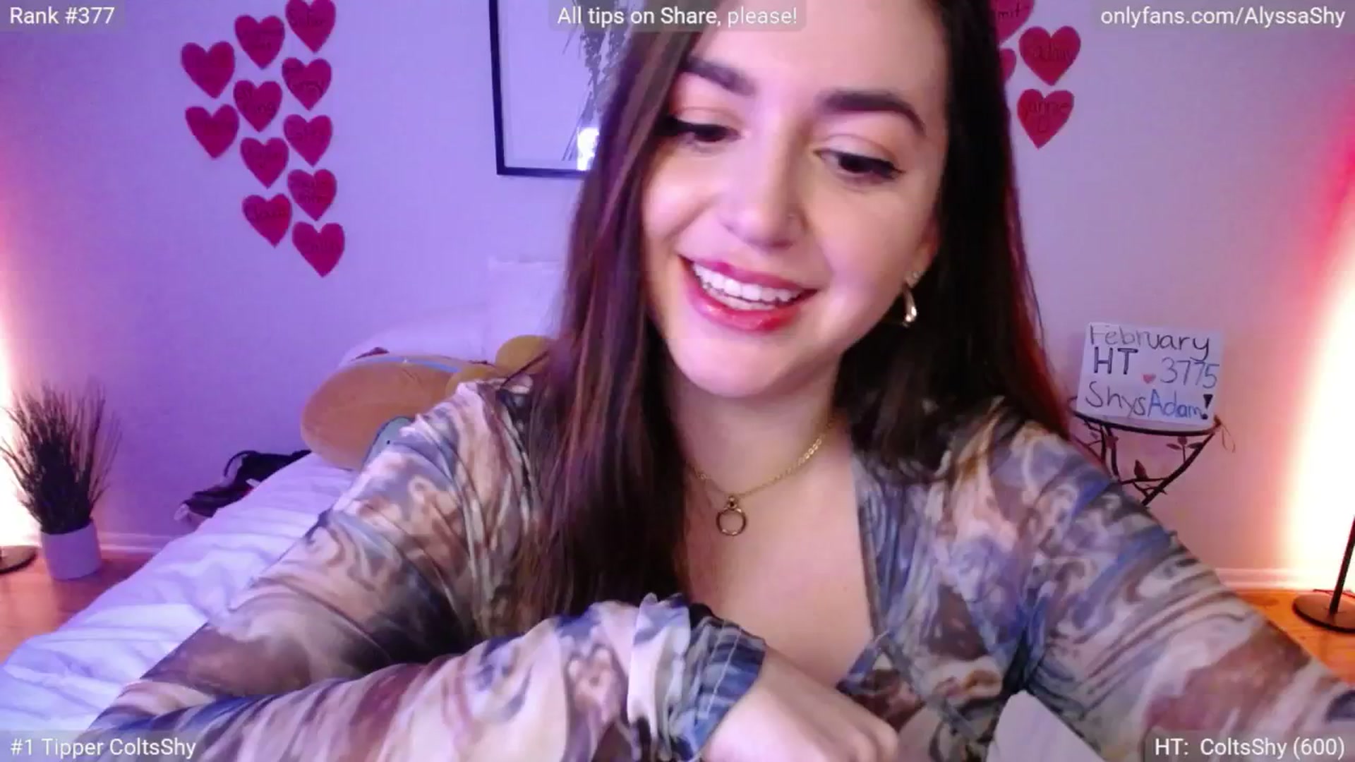 Gallery image thumbnail from AlyssaShy's myfreecams stream on, 02/22/2025, 01:58 image 2 of 20