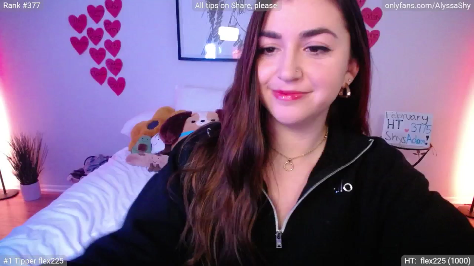 Gallery image thumbnail from AlyssaShy's myfreecams stream on, 02/22/2025, 22:39 image 1 of 20