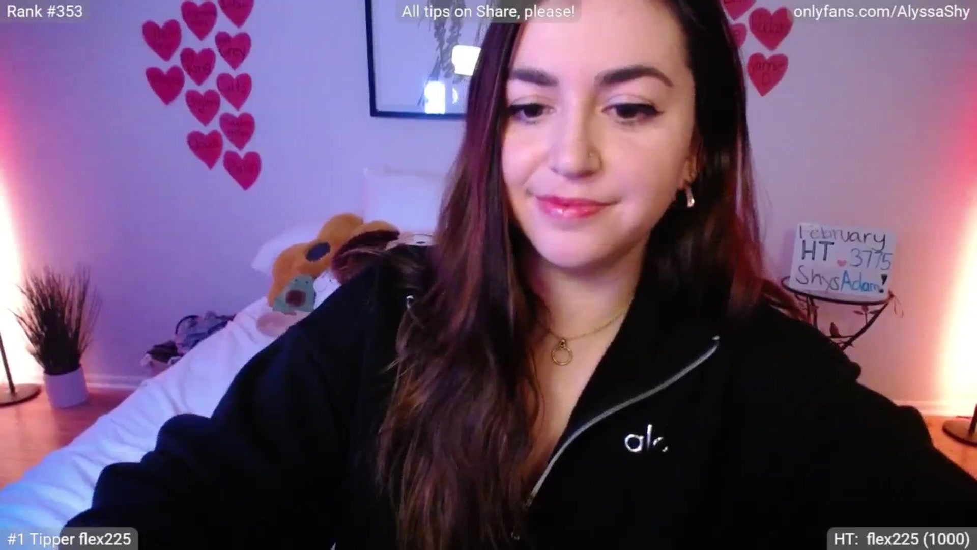 Gallery image thumbnail from AlyssaShy's myfreecams stream on, 02/23/2025, 24:18 image 8 of 20