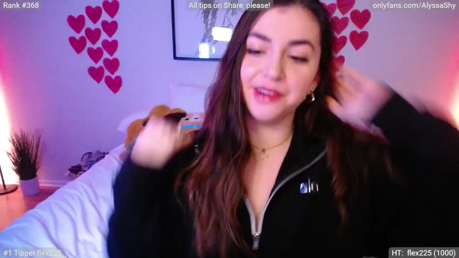 Gallery image thumbnail from AlyssaShy's myfreecams stream on, 02/23/2025, 24:18 image 4 of 20