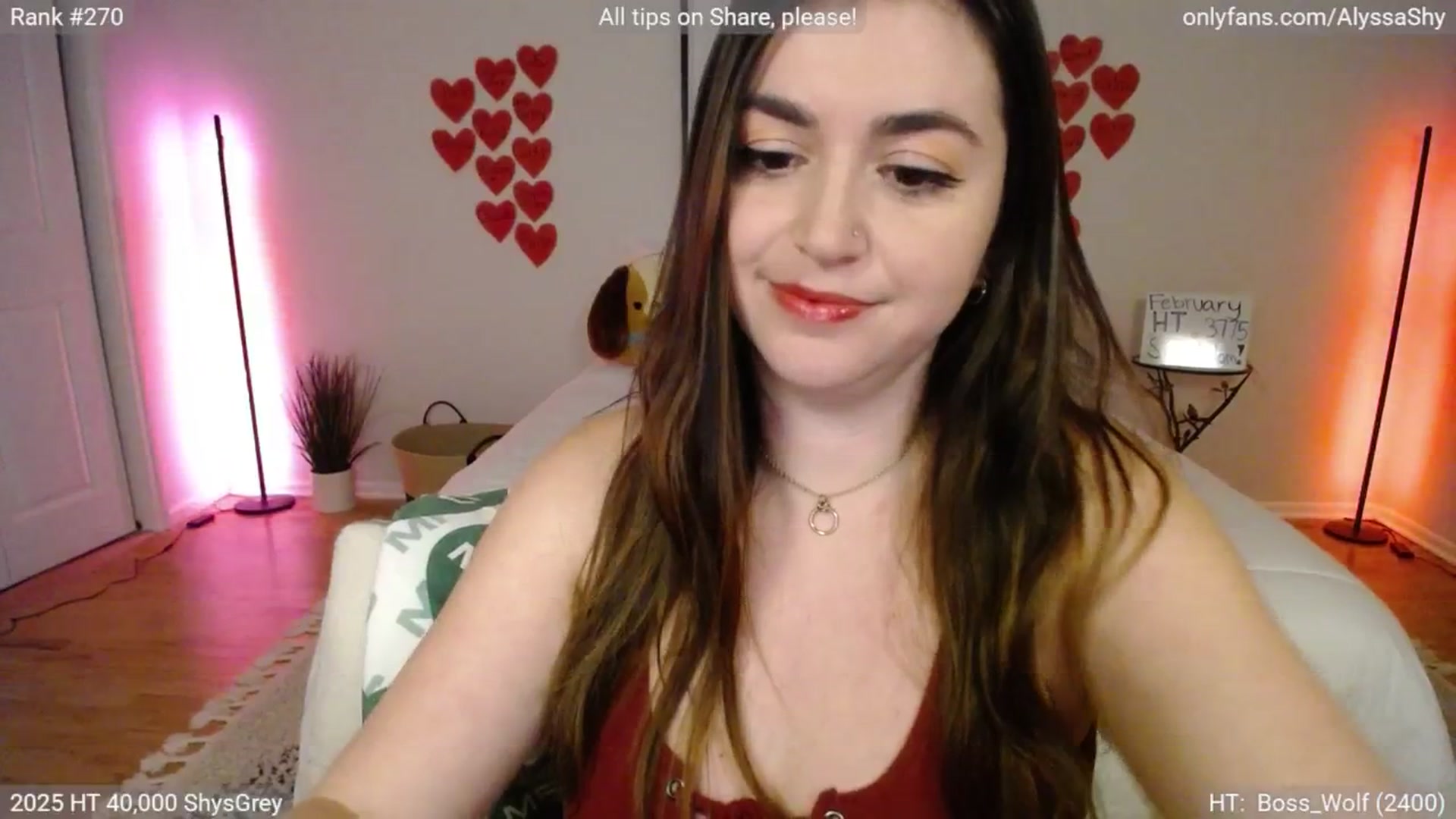 Gallery image thumbnail from AlyssaShy's myfreecams stream on, 03/01/2025, 01:23 image 20 of 20
