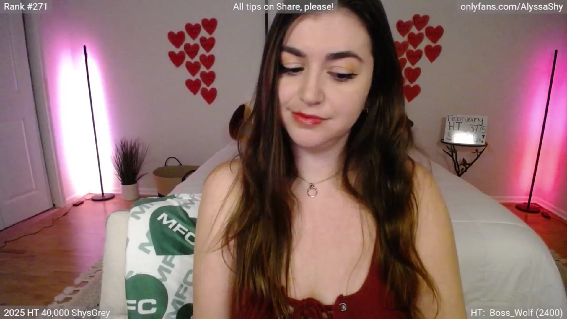 Gallery image thumbnail from AlyssaShy's myfreecams stream on, 03/01/2025, 01:23 image 17 of 20