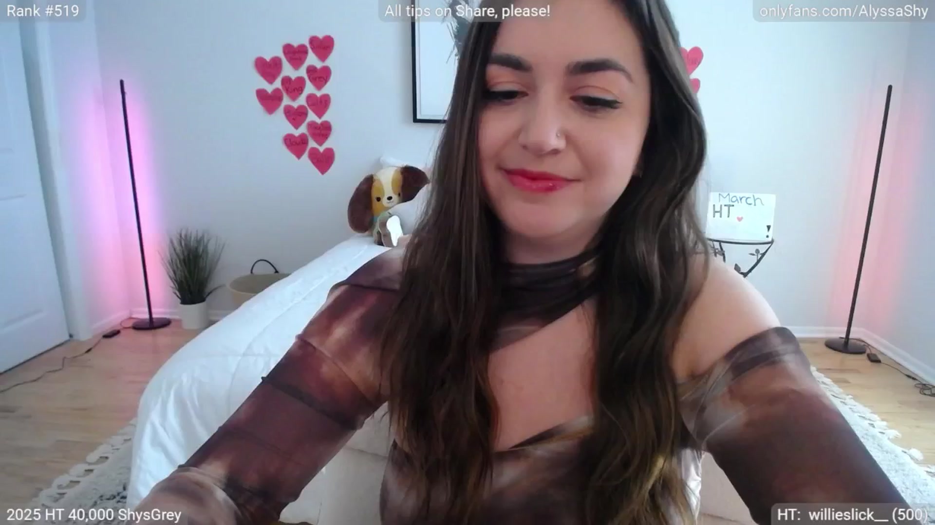 Gallery image thumbnail from AlyssaShy's myfreecams stream on, 03/01/2025, 20:36 image 5 of 20