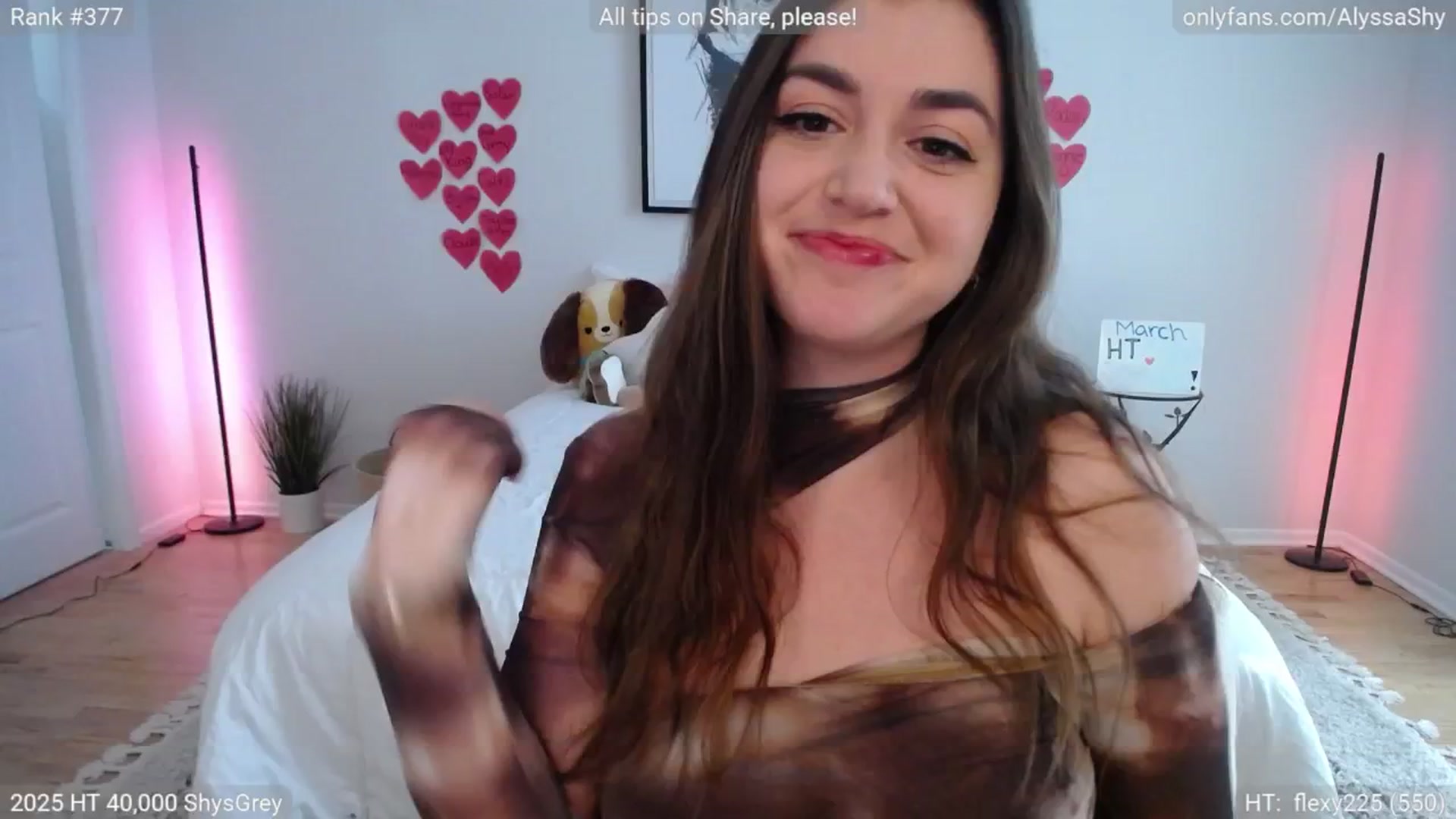 Gallery image thumbnail from AlyssaShy's myfreecams stream on, 03/01/2025, 20:36 image 19 of 20