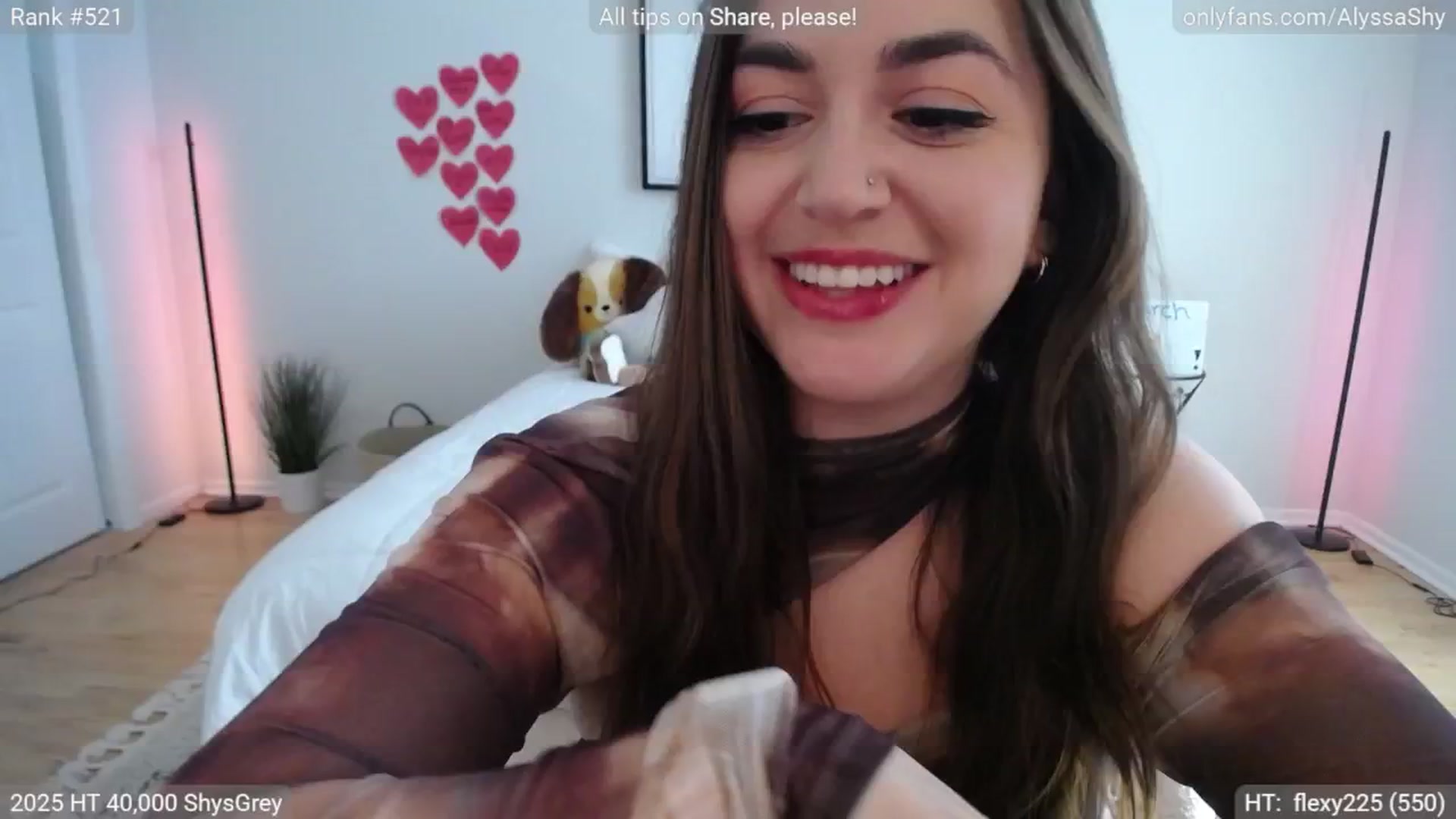 Gallery image thumbnail from AlyssaShy's myfreecams stream on, 03/01/2025, 20:36 image 7 of 20