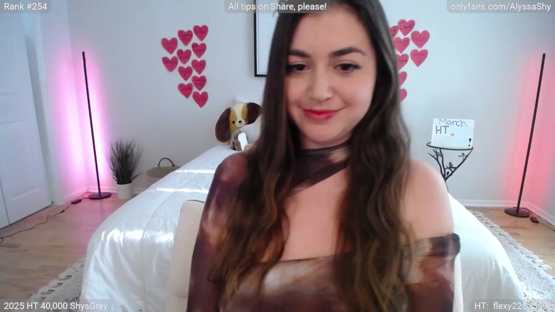 Gallery image thumbnail from AlyssaShy's myfreecams stream on, 03/01/2025, 22:40 image 4 of 20