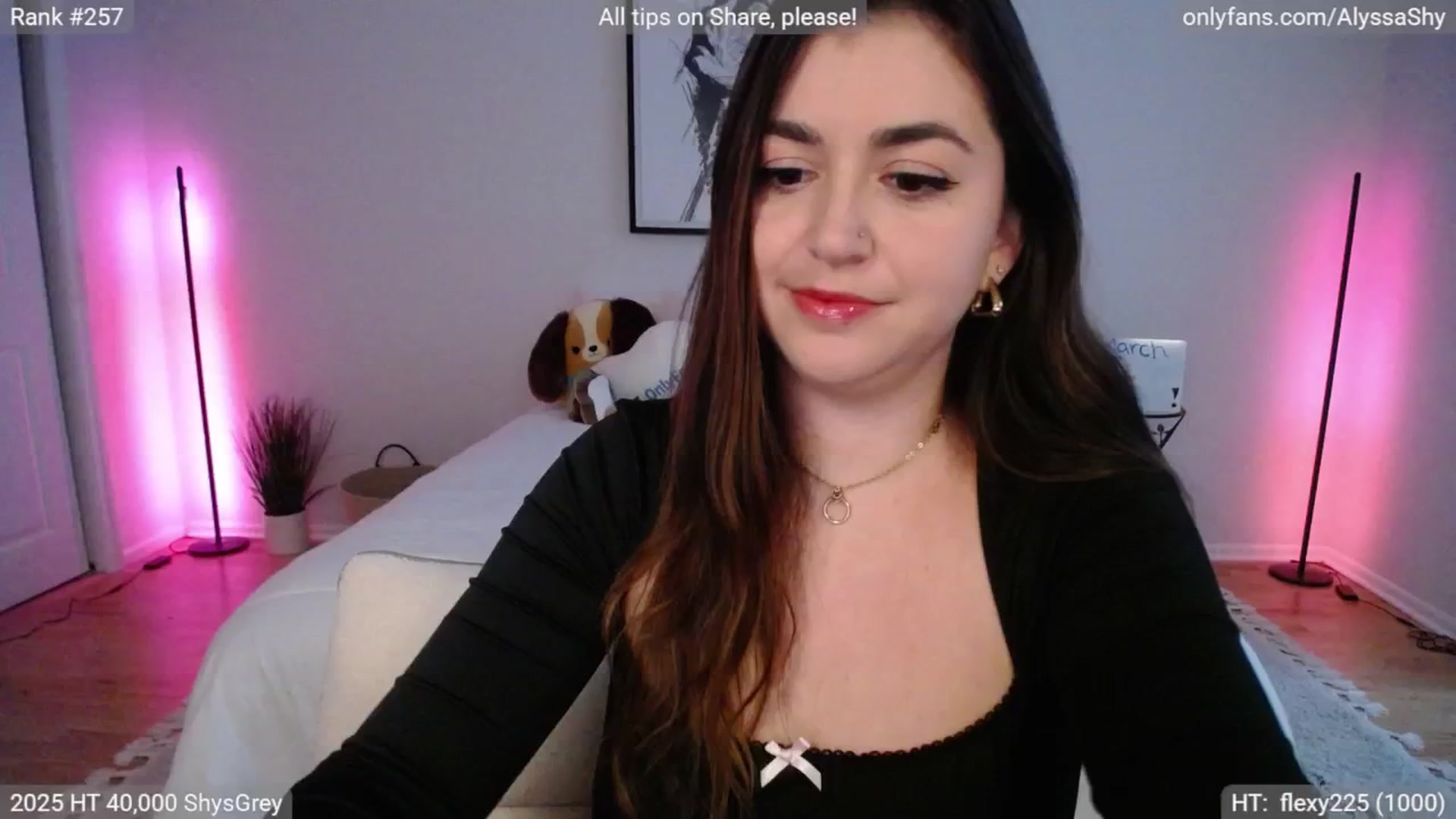 Gallery image thumbnail from AlyssaShy's myfreecams stream on, 03/02/2025, 23:43 image 8 of 20