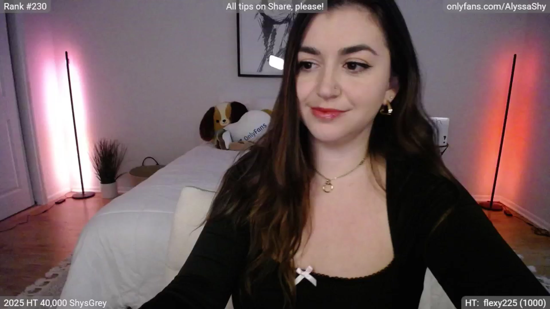 Gallery image thumbnail from AlyssaShy's myfreecams stream on, 03/02/2025, 23:43 image 12 of 20