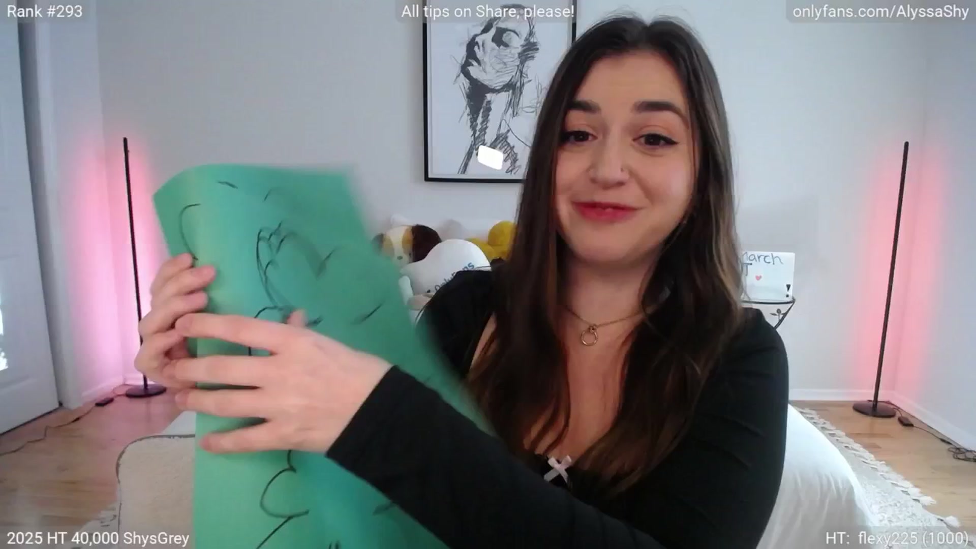Gallery image thumbnail from AlyssaShy's myfreecams stream on, 03/02/2025, 23:43 image 4 of 20