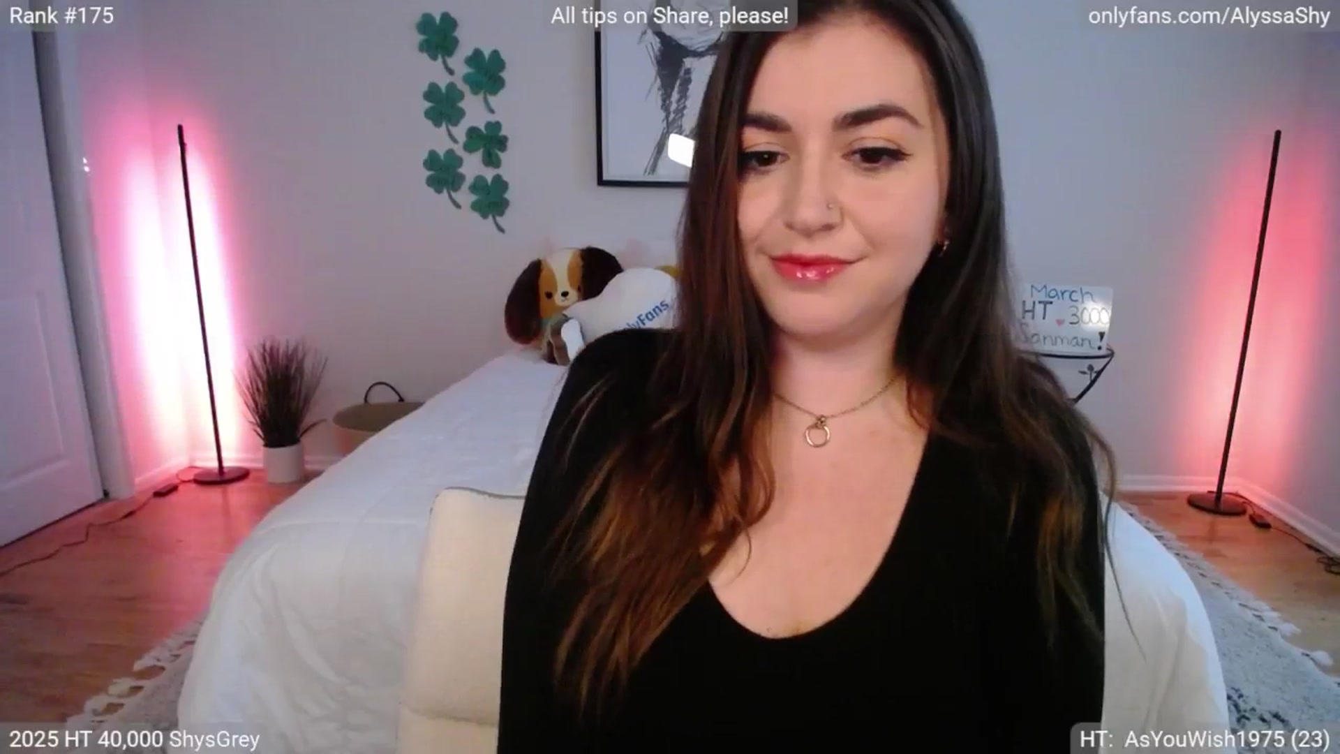 Gallery image thumbnail from AlyssaShy's myfreecams stream on, 03/03/2025, 22:10 image 19 of 20