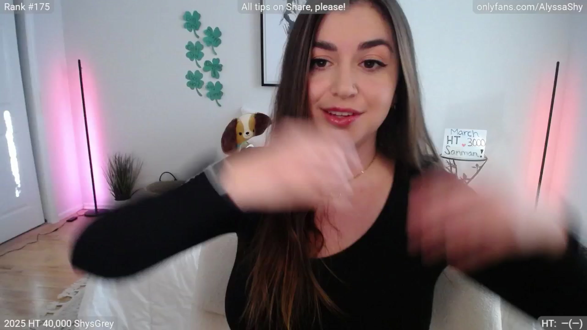 Gallery image thumbnail from AlyssaShy's myfreecams stream on, 03/03/2025, 22:10 image 3 of 20