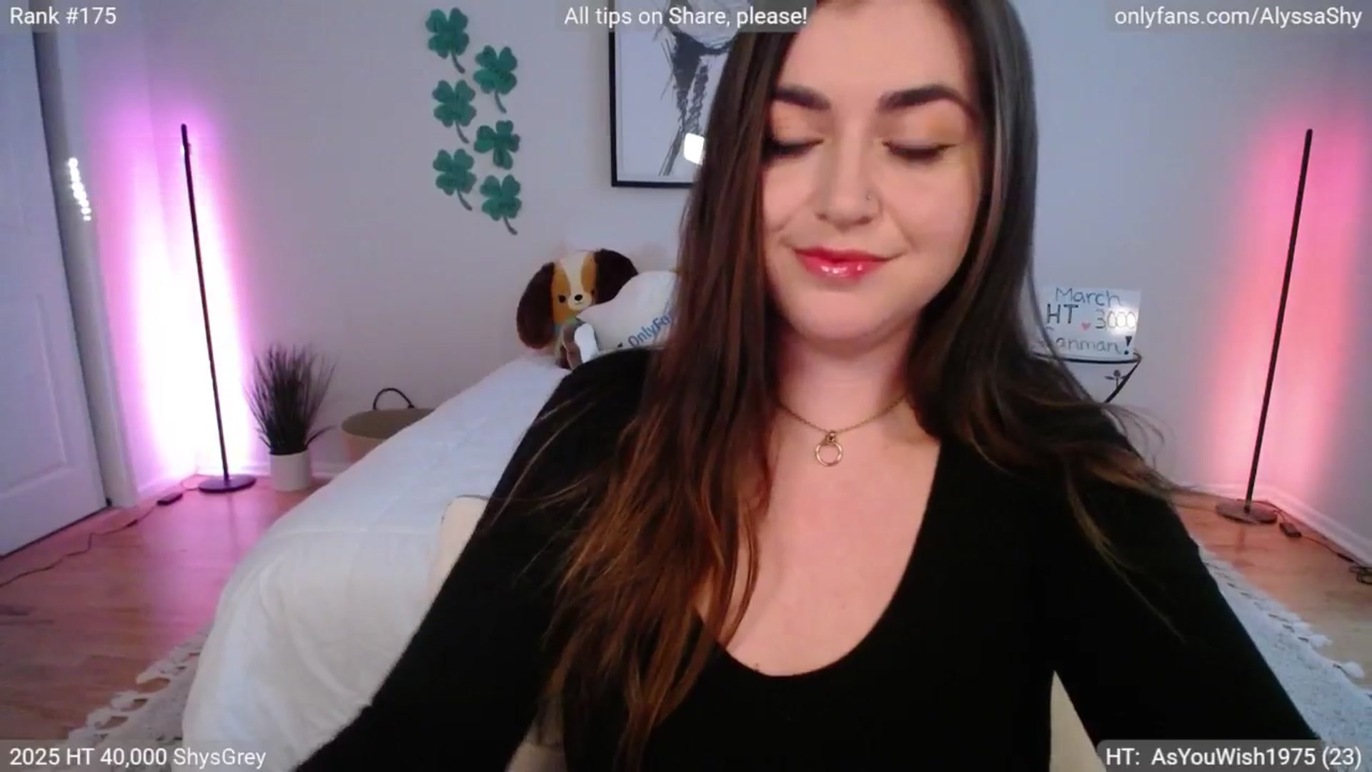 Gallery image thumbnail from AlyssaShy's myfreecams stream on, 03/03/2025, 22:10 image 18 of 20