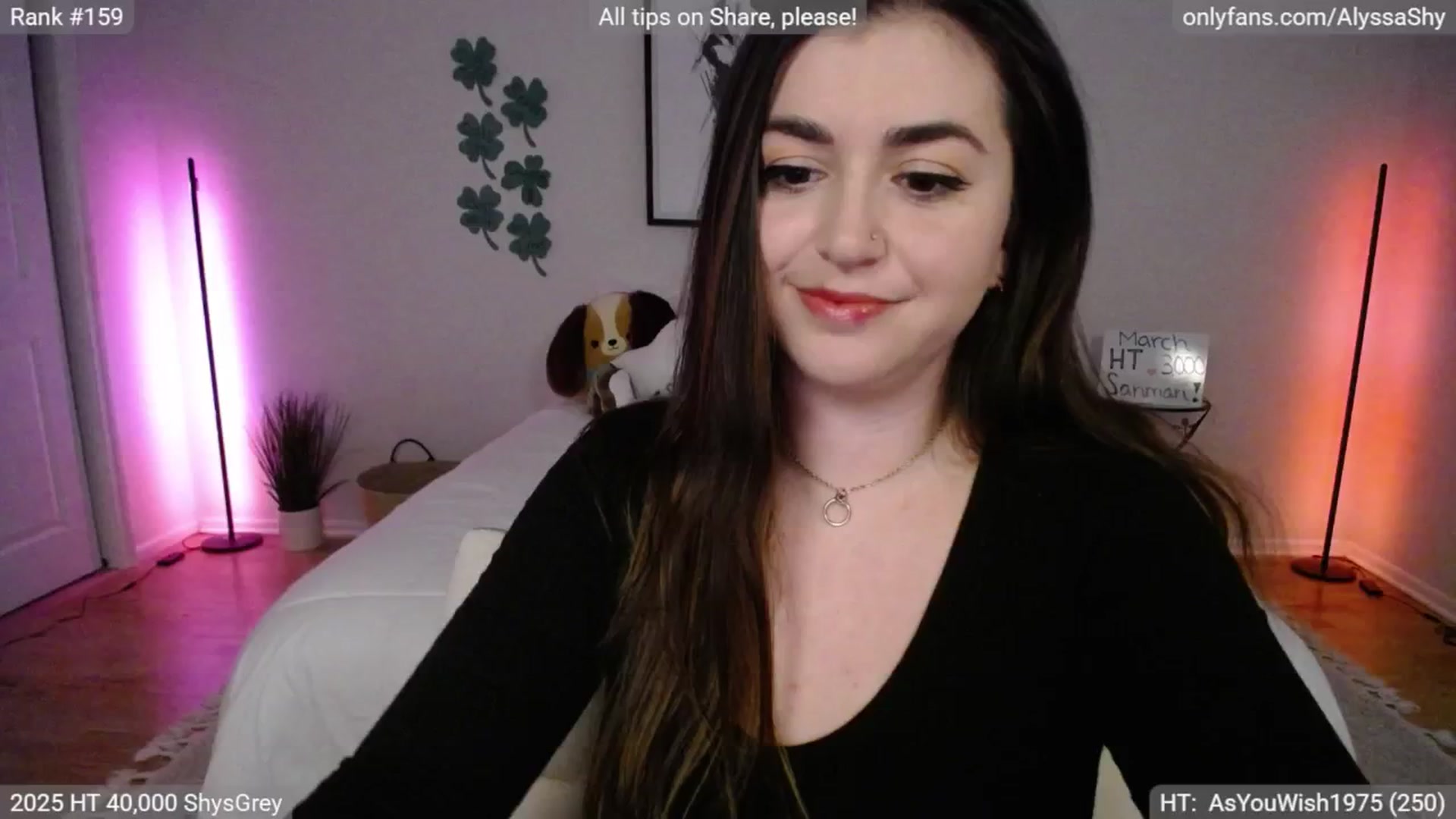 Gallery image thumbnail from AlyssaShy's myfreecams stream on, 03/03/2025, 23:37 image 6 of 20
