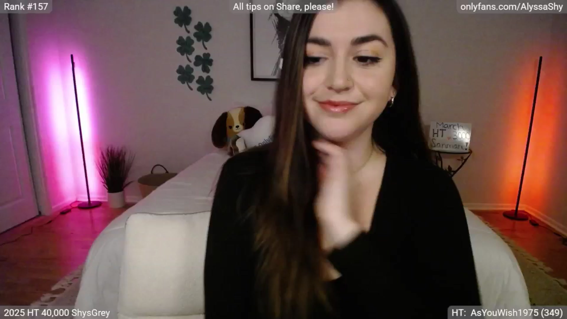 Gallery image thumbnail from AlyssaShy's myfreecams stream on, 03/03/2025, 23:37 image 18 of 20