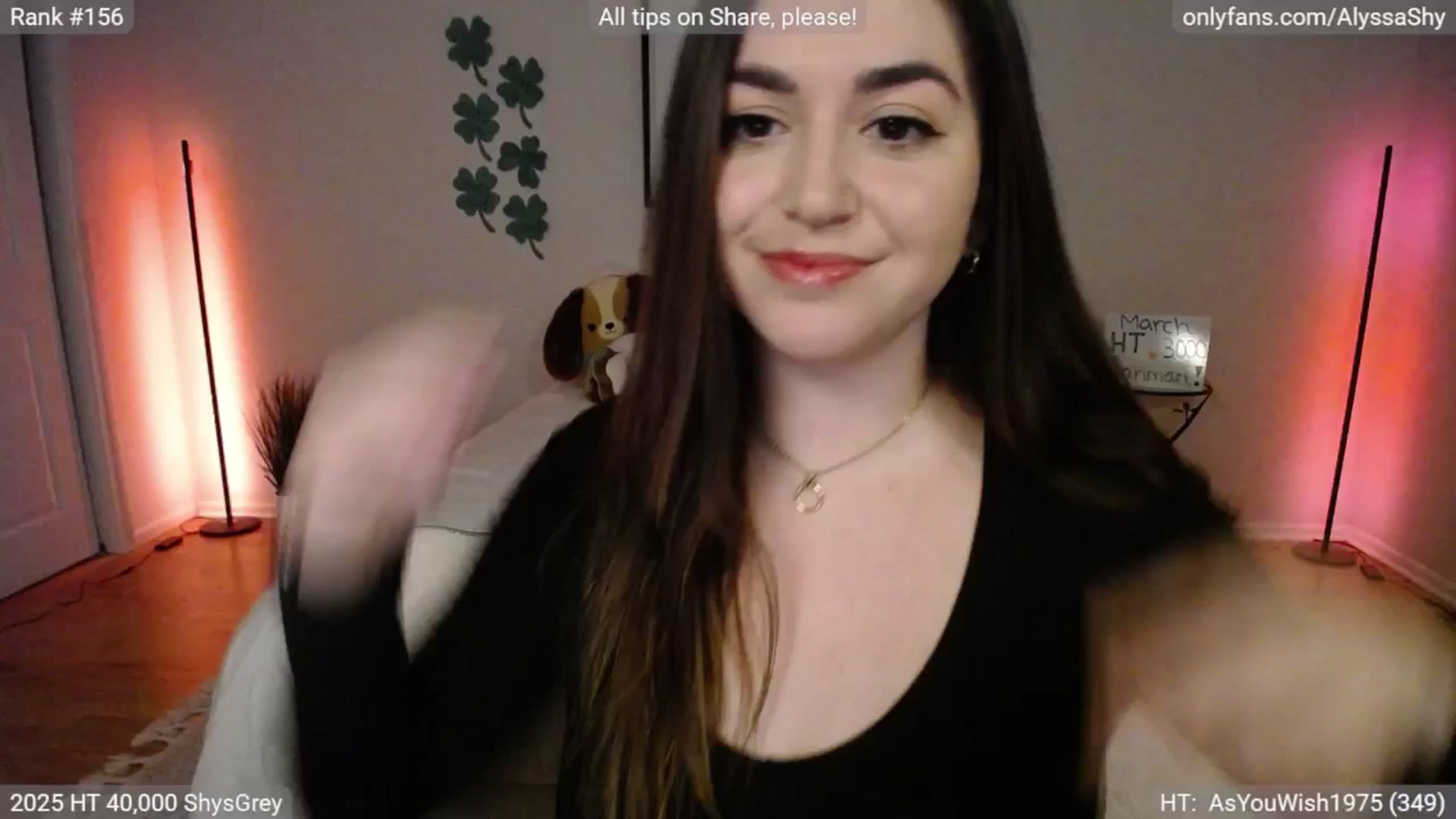 Gallery image thumbnail from AlyssaShy's myfreecams stream on, 03/03/2025, 23:37 image 17 of 20
