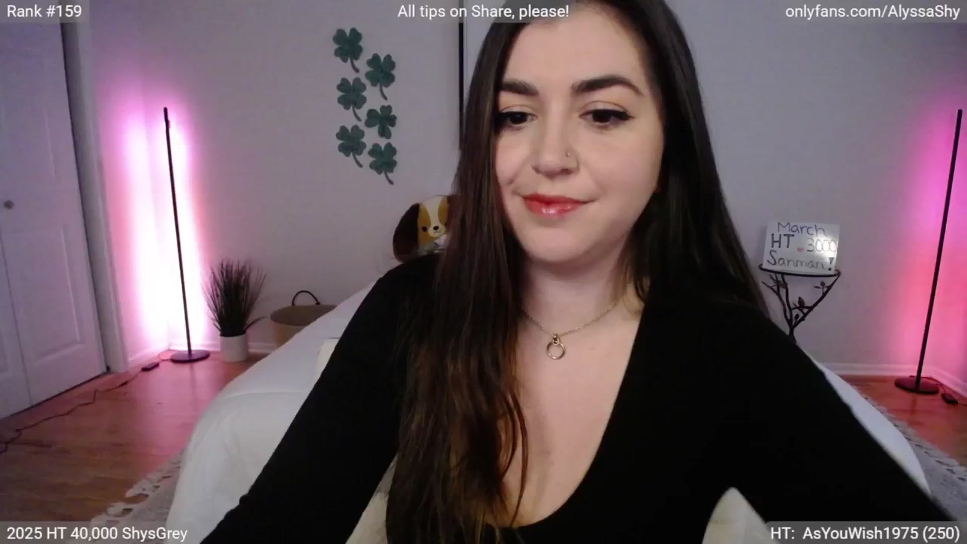 Gallery image thumbnail from AlyssaShy's myfreecams stream on, 03/03/2025, 23:37 image 1 of 20