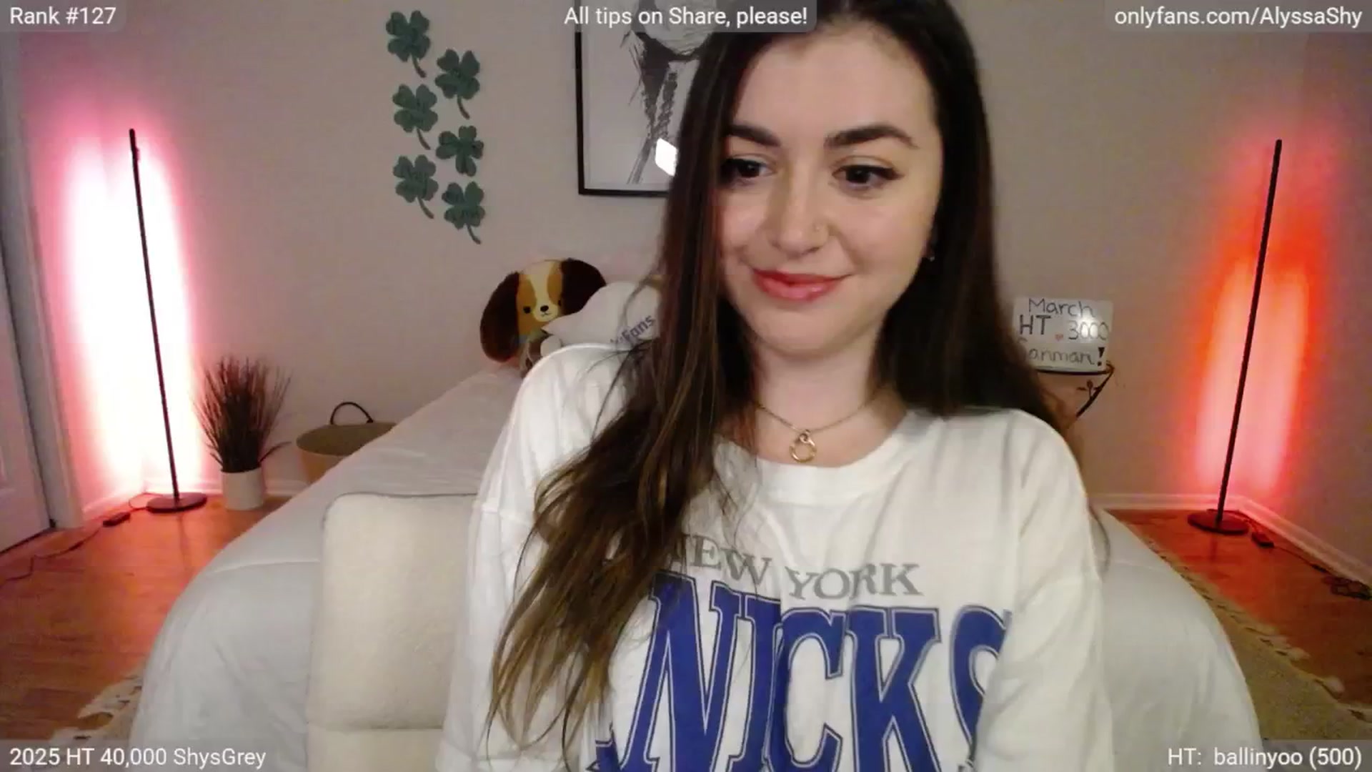 Gallery image thumbnail from AlyssaShy's myfreecams stream on, 03/04/2025, 03:23 image 19 of 20