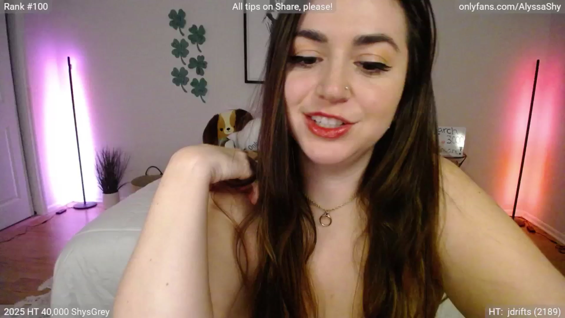 Gallery image thumbnail from AlyssaShy's myfreecams stream on, 03/05/2025, 02:08 image 20 of 20