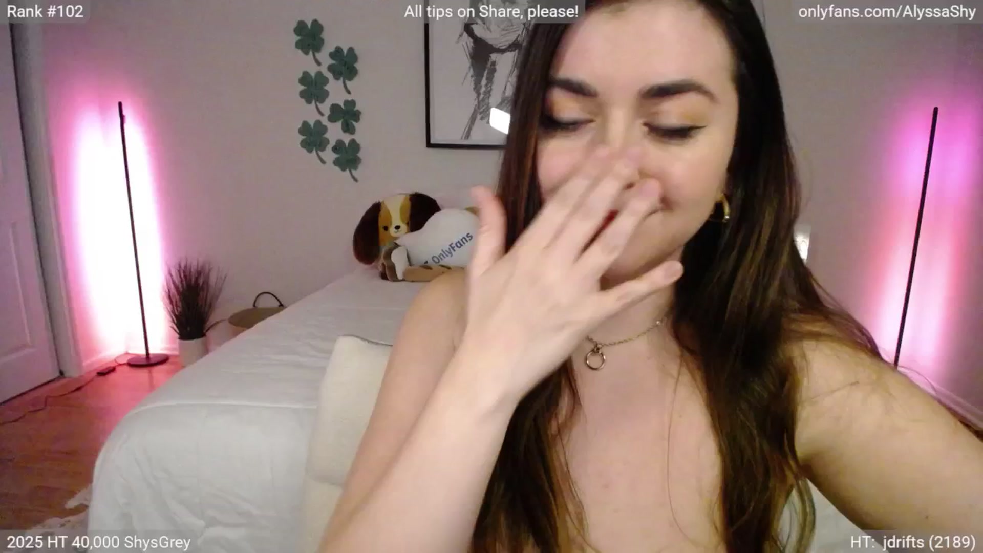 Gallery image thumbnail from AlyssaShy's myfreecams stream on, 03/05/2025, 02:08 image 16 of 20