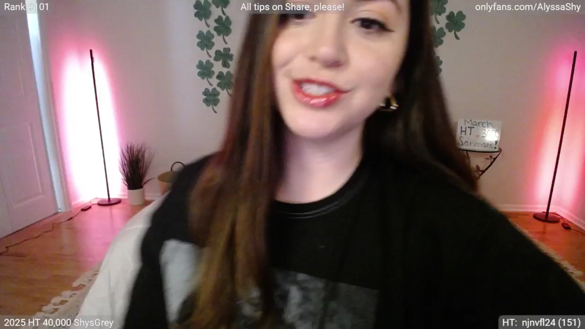 Gallery image thumbnail from AlyssaShy's myfreecams stream on, 03/05/2025, 23:19 image 6 of 20