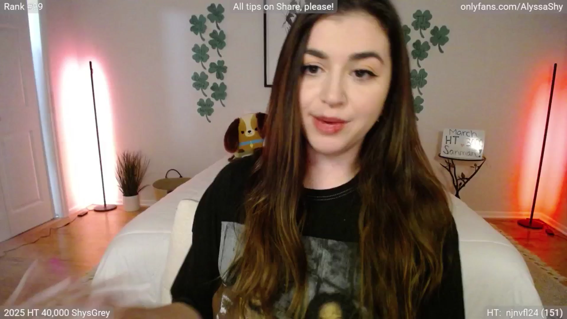 Gallery image thumbnail from AlyssaShy's myfreecams stream on, 03/05/2025, 23:19 image 17 of 20