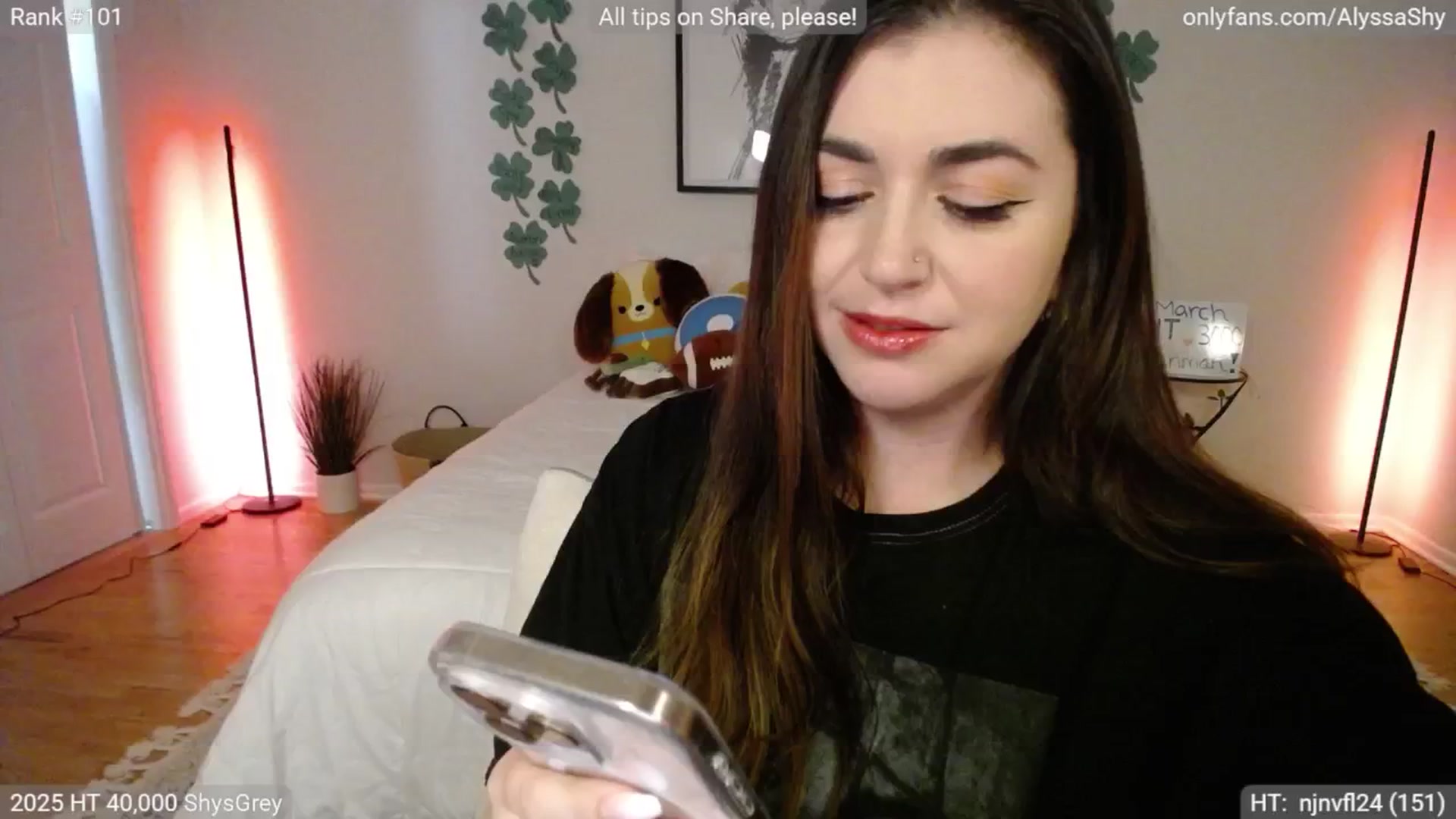 Gallery image thumbnail from AlyssaShy's myfreecams stream on, 03/05/2025, 23:19 image 10 of 20