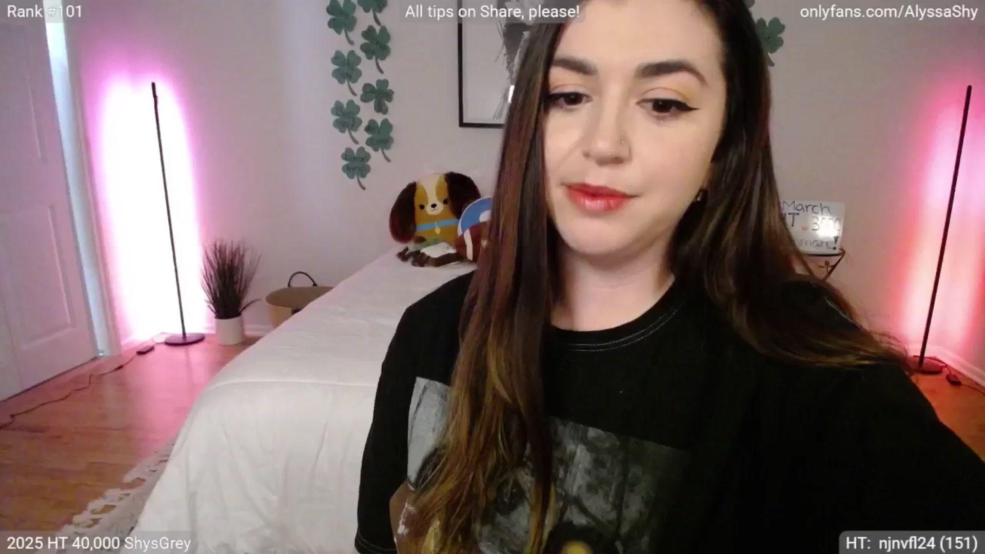 Gallery image thumbnail from AlyssaShy's myfreecams stream on, 03/05/2025, 23:19 image 3 of 20