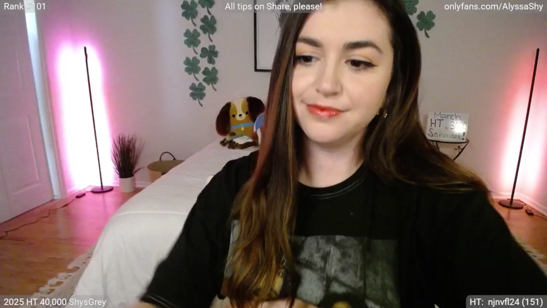 Gallery image thumbnail from AlyssaShy's myfreecams stream on, 03/05/2025, 23:19 image 9 of 20