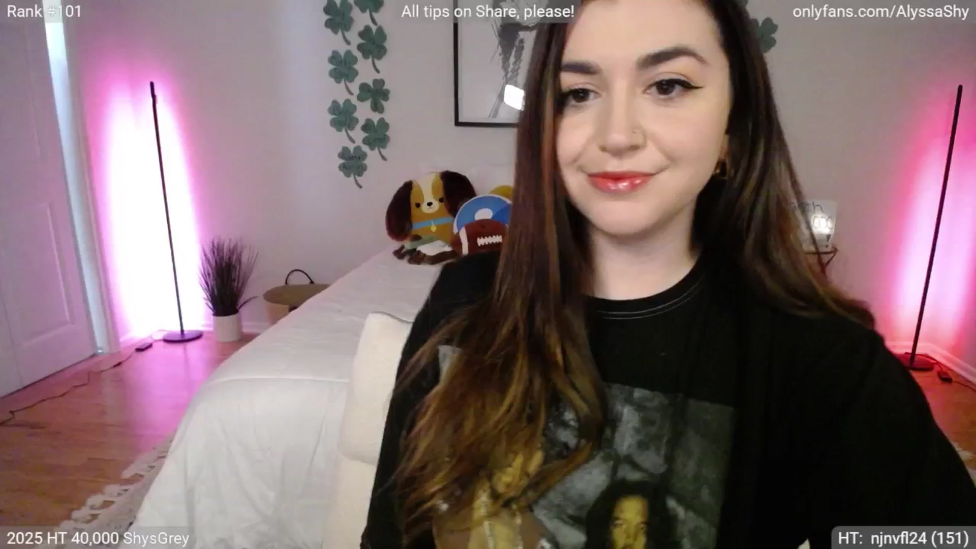 Gallery image thumbnail from AlyssaShy's myfreecams stream on, 03/05/2025, 23:19 image 1 of 20