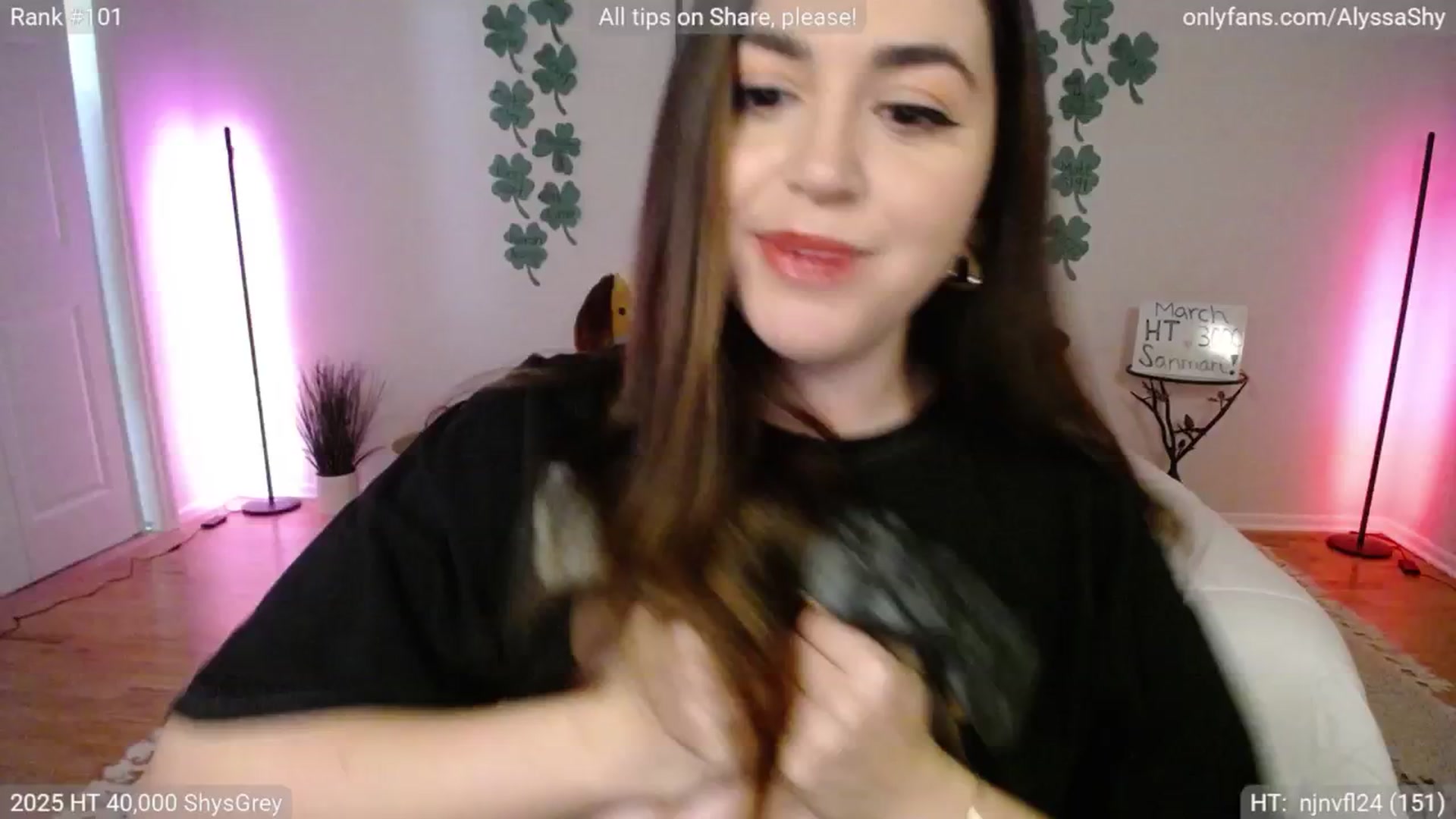 Gallery image thumbnail from AlyssaShy's myfreecams stream on, 03/05/2025, 23:19 image 8 of 20