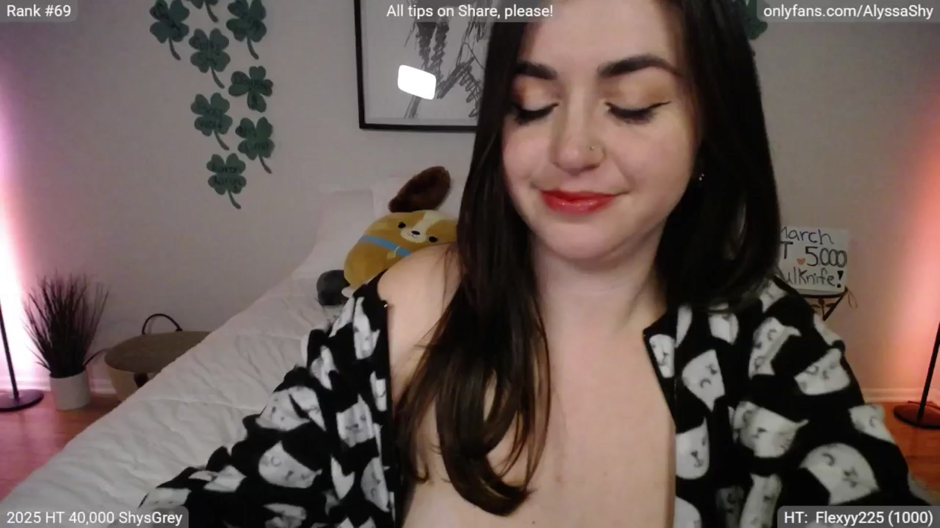 Gallery image thumbnail from AlyssaShy's myfreecams stream on, 03/08/2025, 05:31 image 15 of 20