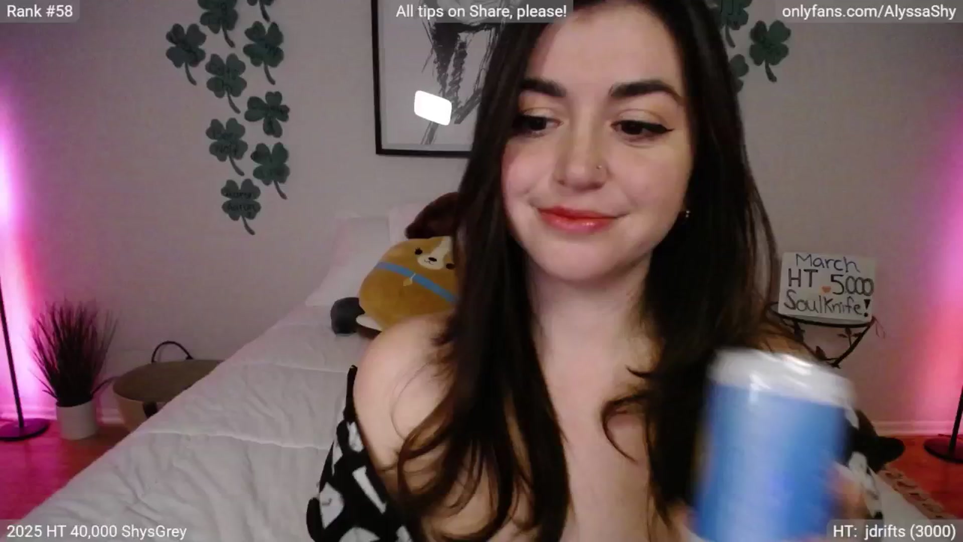Gallery image thumbnail from AlyssaShy's myfreecams stream on, 03/08/2025, 05:57 image 7 of 20