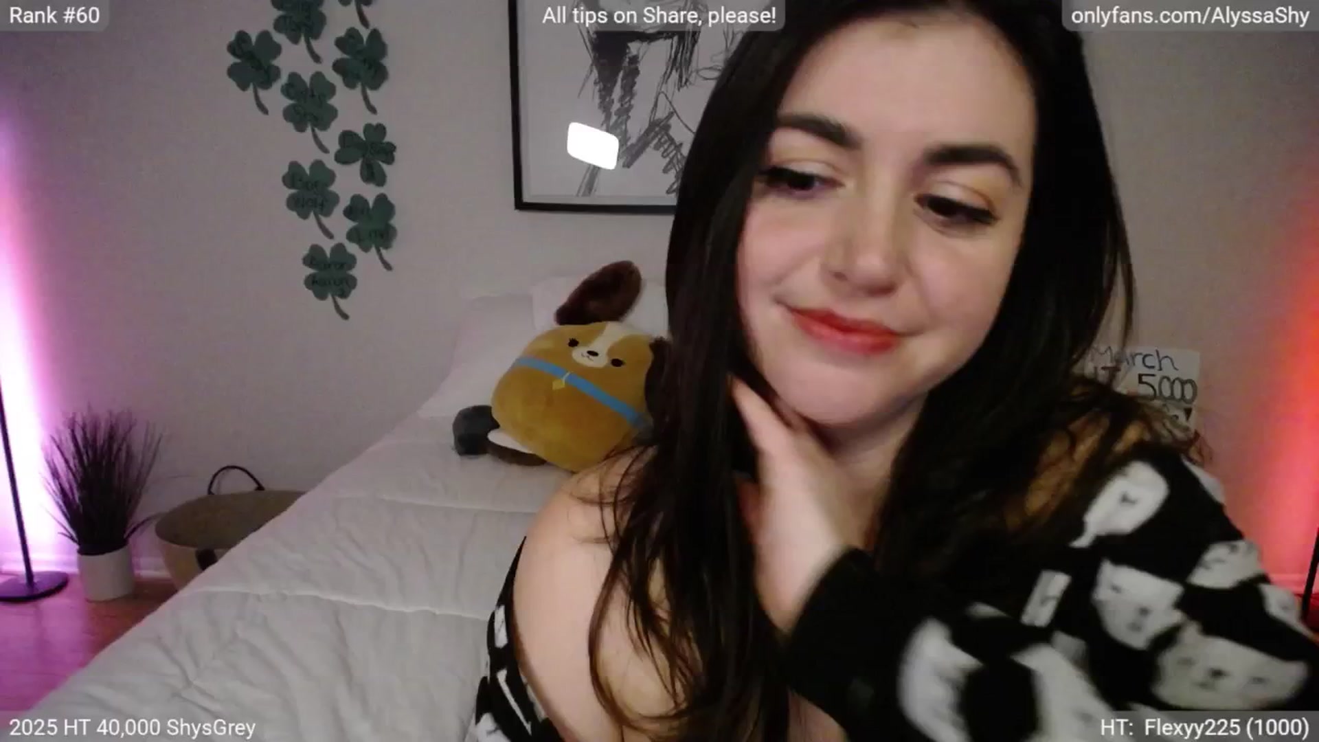 Gallery image thumbnail from AlyssaShy's myfreecams stream on, 03/08/2025, 05:57 image 3 of 20