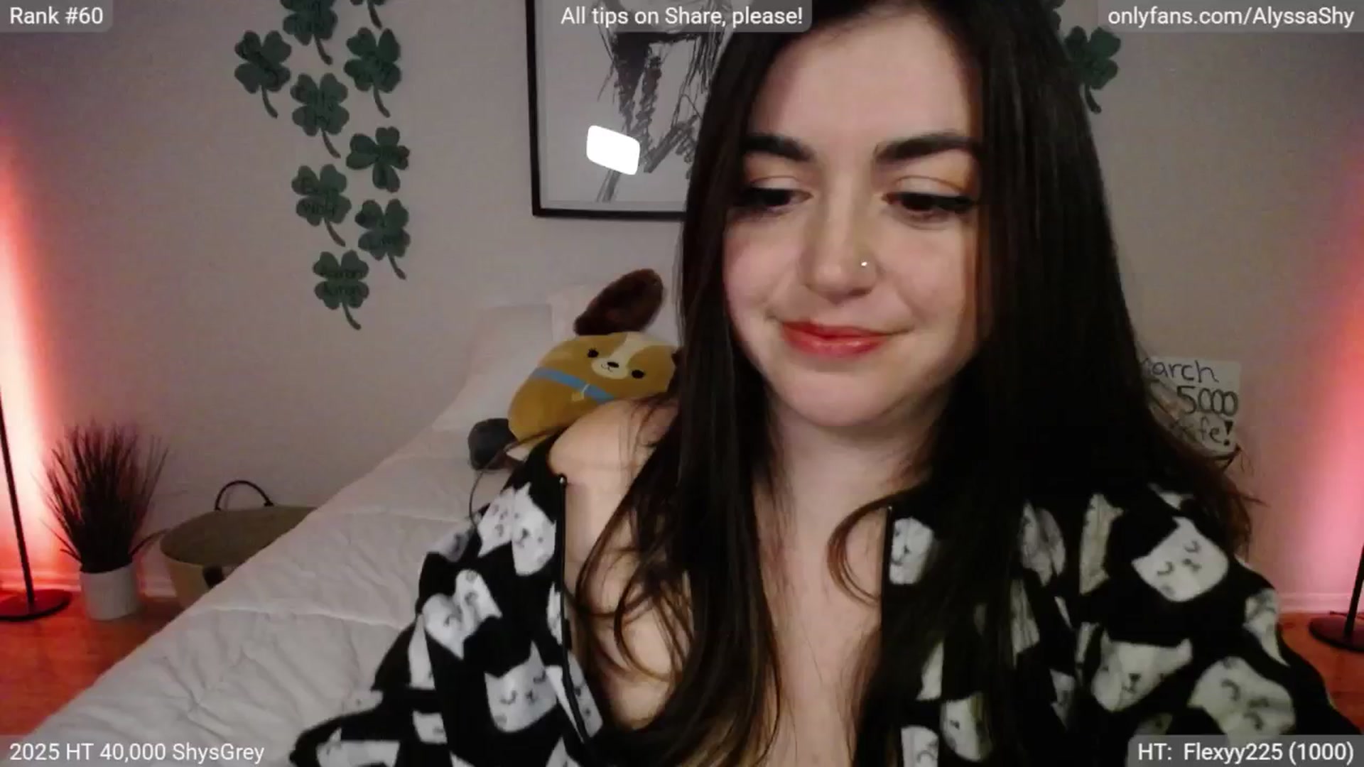 Gallery image thumbnail from AlyssaShy's myfreecams stream on, 03/08/2025, 05:57 image 2 of 20