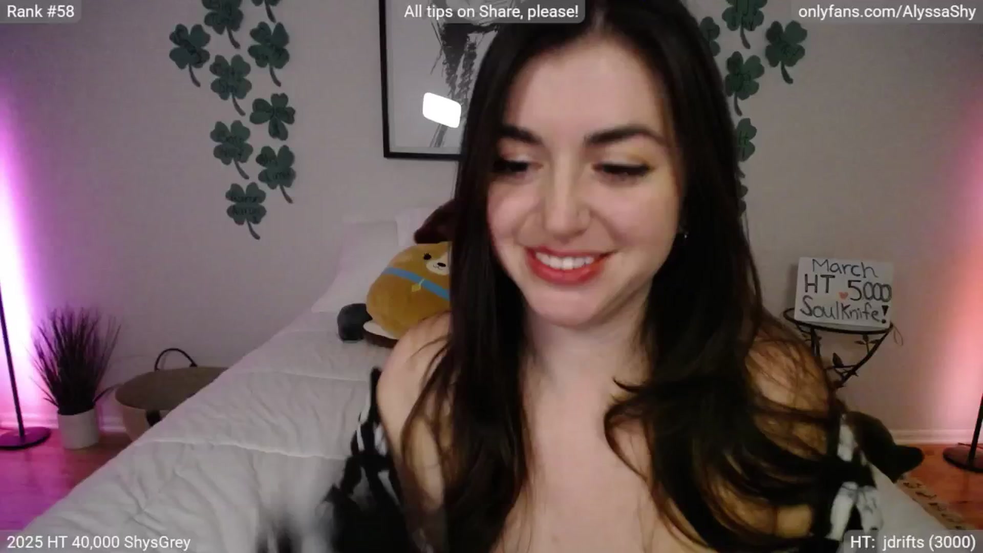 Gallery image thumbnail from AlyssaShy's myfreecams stream on, 03/08/2025, 05:57 image 6 of 20